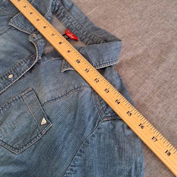GUESS denim button up shirt - Picture 8 of 14
